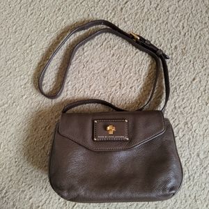 Marc by Marc Jacobs Brown Turnlock Crossbody Flap
